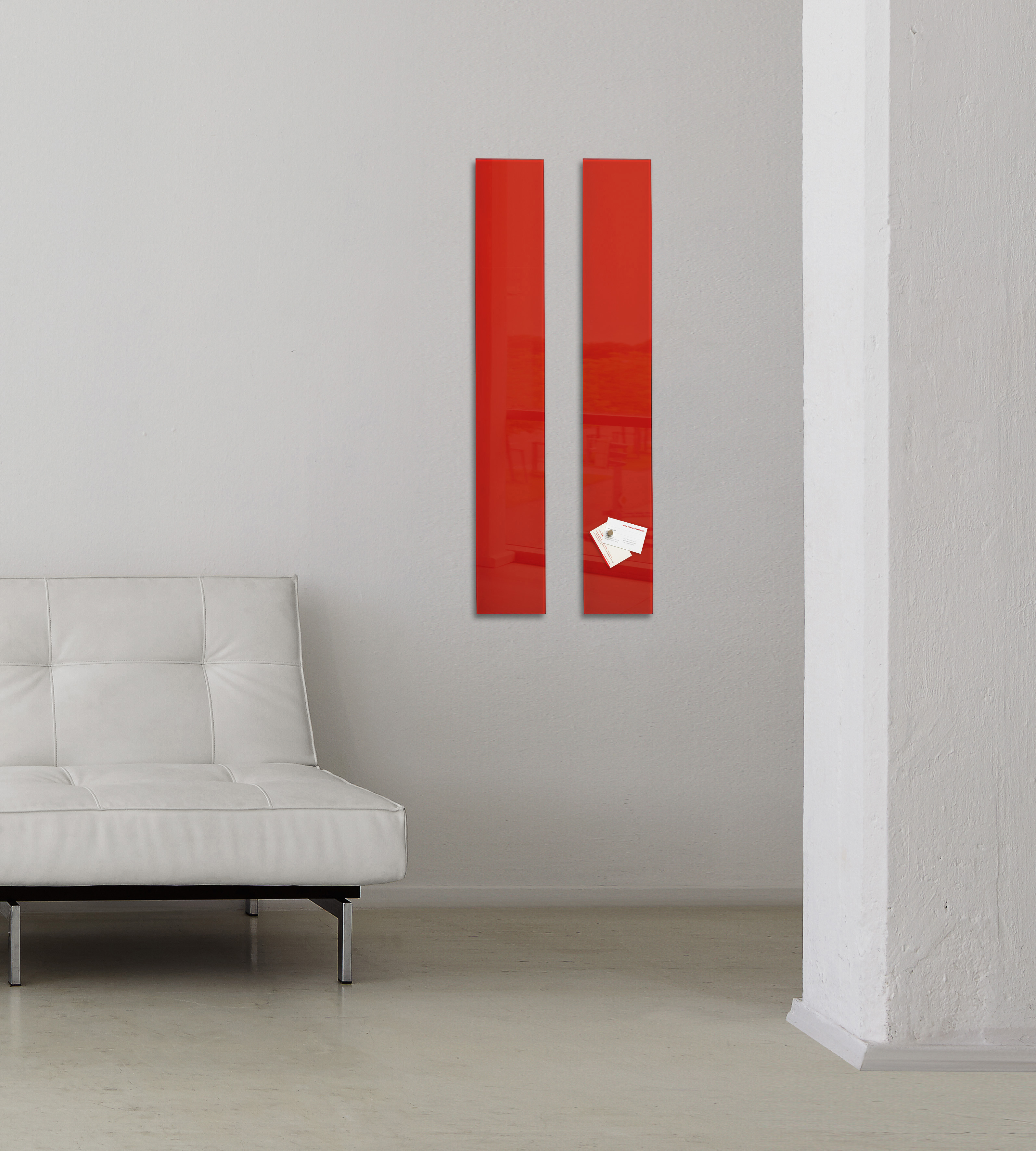 SIGEL GL 104 Glas-Magnetboard artverum Rot