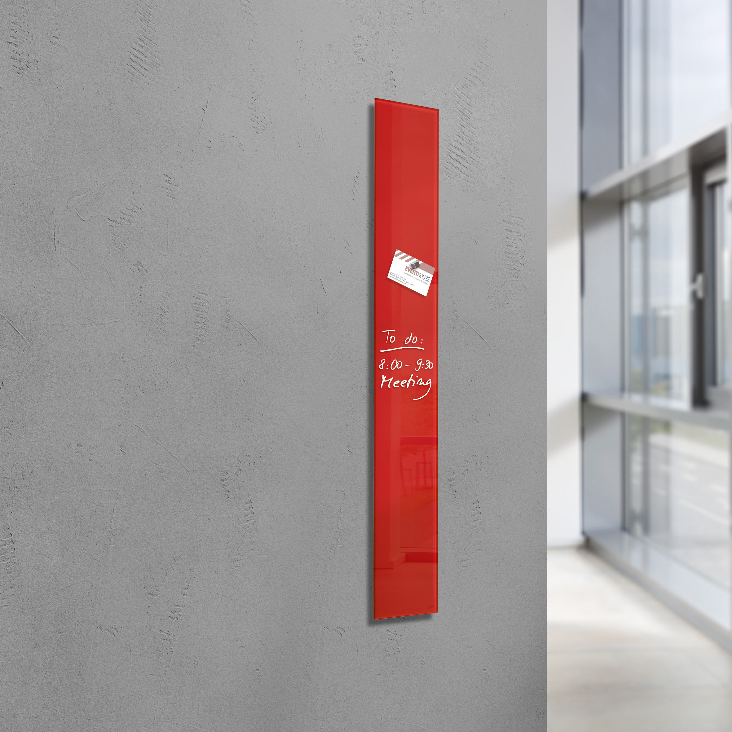 SIGEL GL 104 Glas-Magnetboard artverum Rot