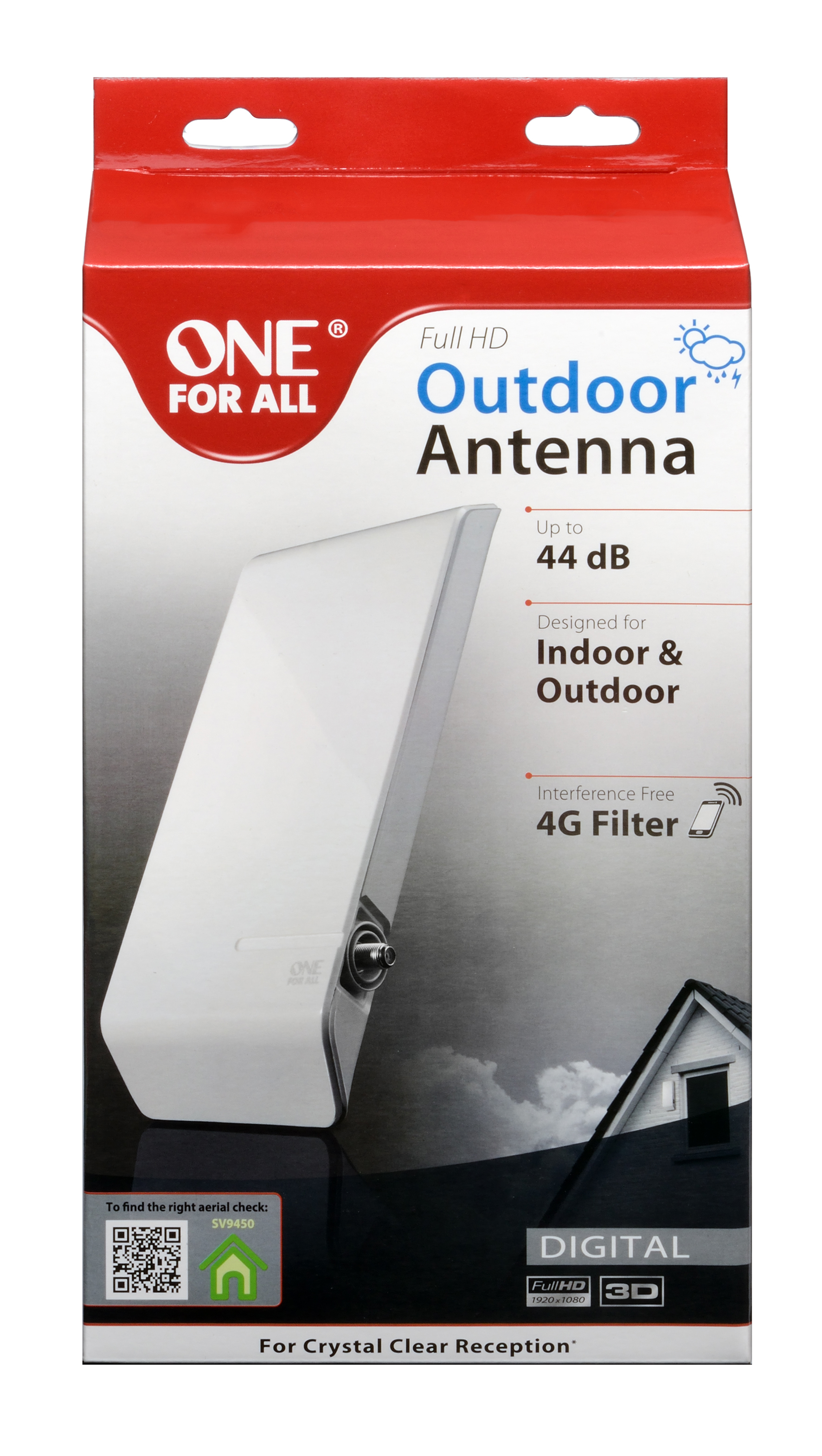 ONE FOR ALL SV 9450 DVB-T2 Außenantenne