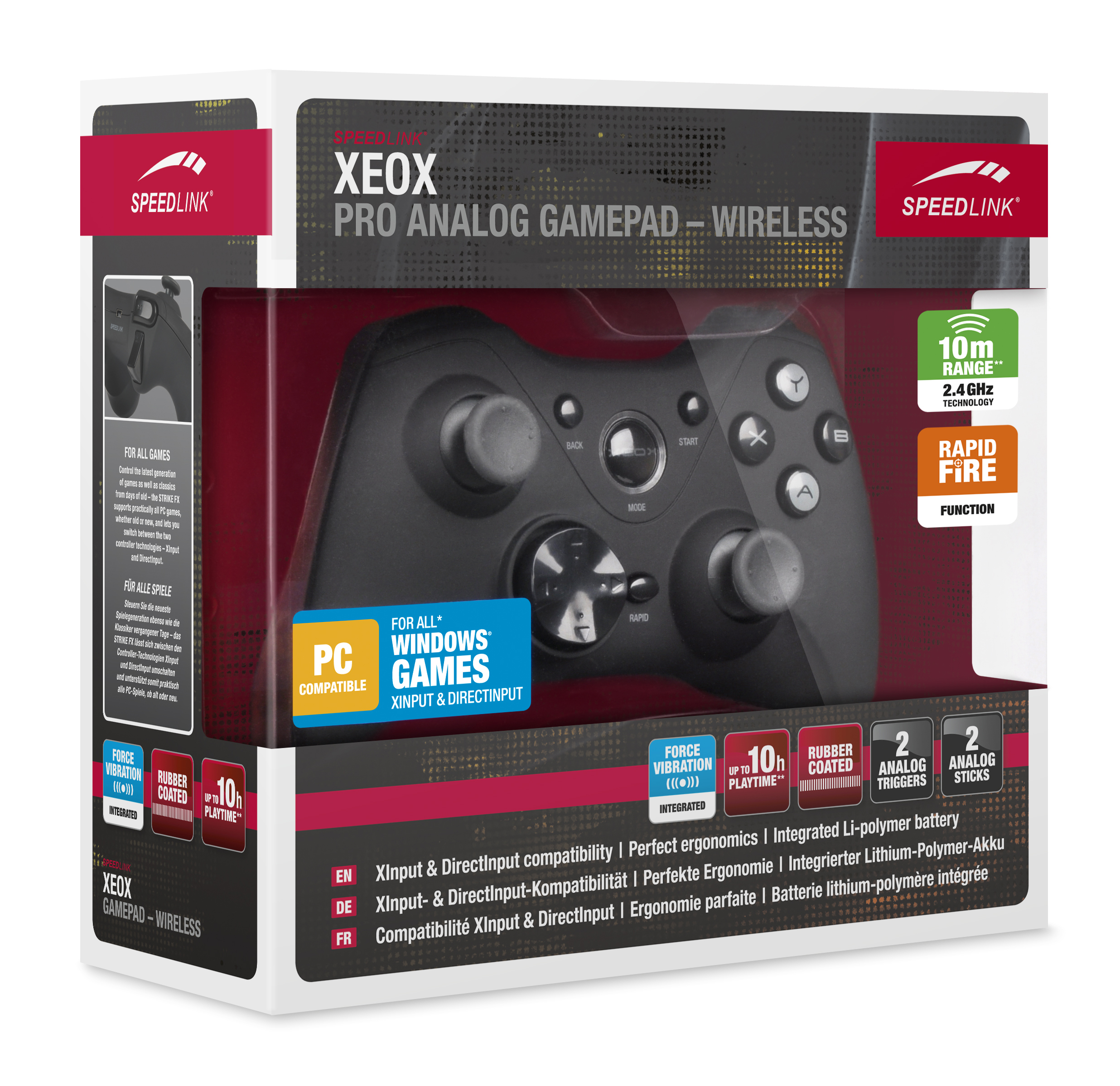 SPEEDLINK Xeox Pro PC-Gamepad für PC