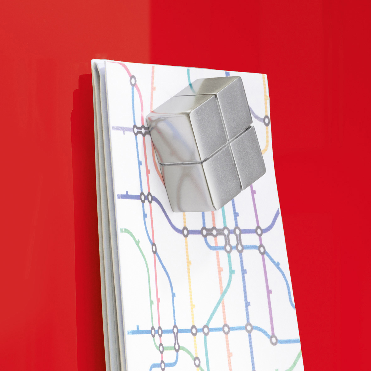 SIGEL GL 147 Glas-Magnetboard artverum Rot
