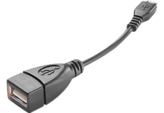 CELLULARLINE Adapter USB - microUSB Zwart (OTGUSBADAPTERSMPH)