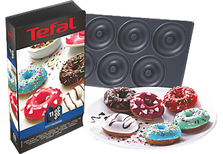 TEFAL Tefal XA8011 Set di piastre Snack Collection Ciambelle - Nero - piastra donut