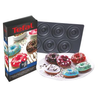 TEFAL XA8011 Sets de plaque Snack Collection Donuts - Noir - Plaque à donuts