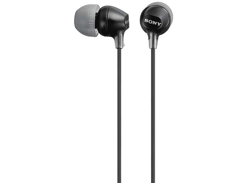 Schwarz SONY Kopfhörer MDR-EX15LP, In-ear