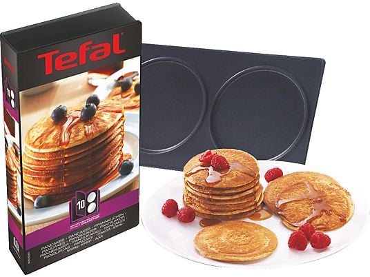 TEFAL XA8010 Set di piastre Snack Collection Crêpe - Nero - Piastra pancakes