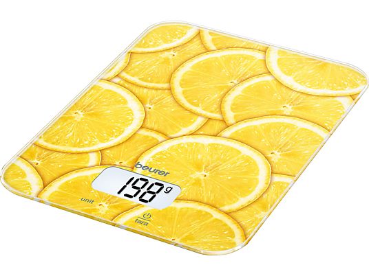 BEURER KS 19 Lemon - Bilancia da cucina digitale (Giallo)