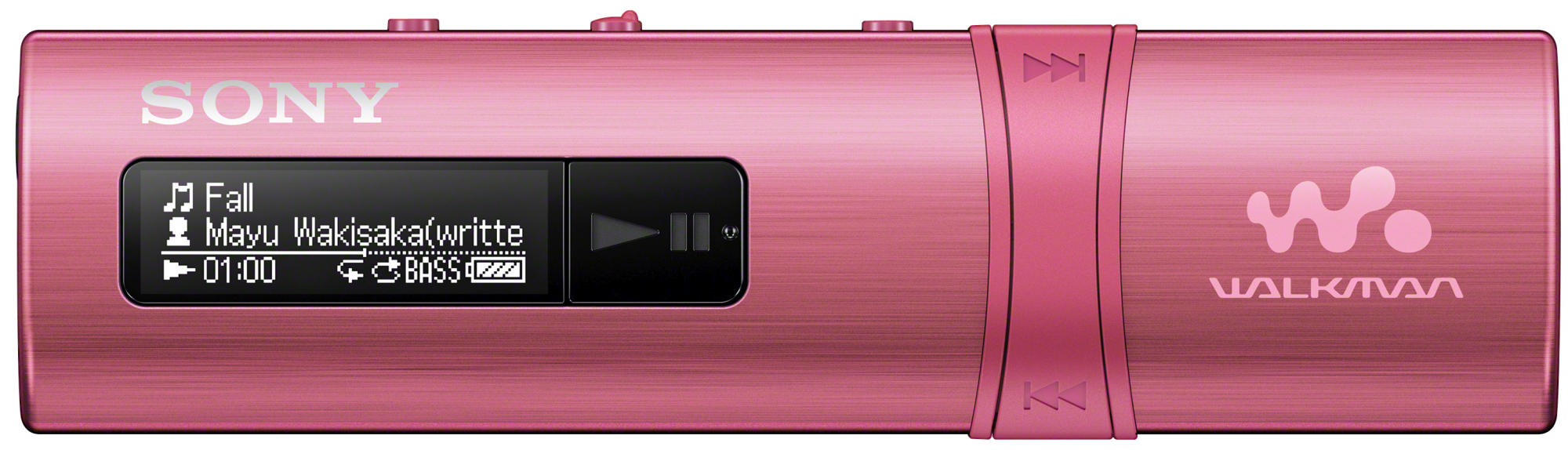 Reproductor MP3 - Sony Walkman NWZB183FP, 4 GB, Rosa