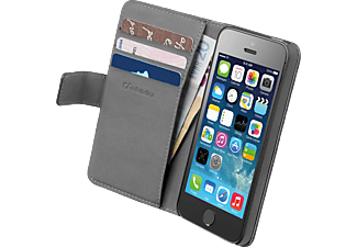 CELLULAR LINE 35658, Bookcover, Apple, iPhone 5, iPhone 5S, iPhone SE (2016), Schwarz