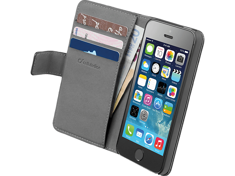 CELLULAR LINE Book Agenda iPhone SE Zwart (BOOKAGENDAIPH5SBK)