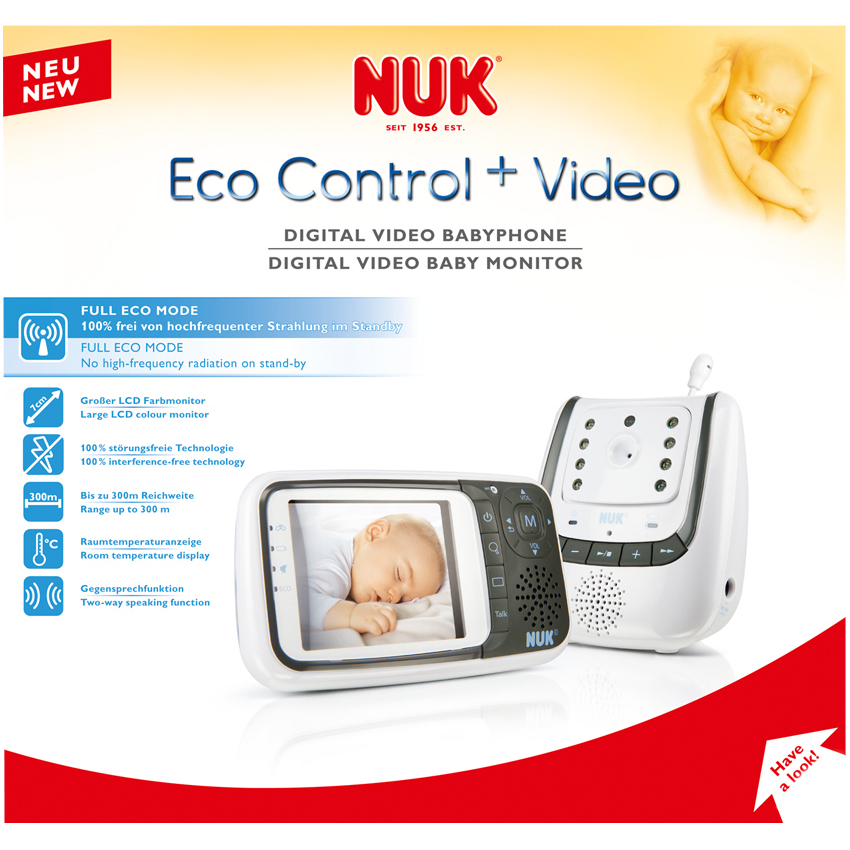 NUK 1942156284 Eco Control plus Video Babyphone
