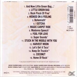 CD-Rückseite mit Titelliste und Credits. Weißer Hintergrund mit Text.