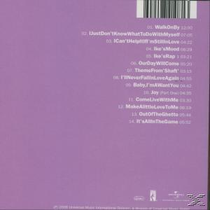 CD-Rückseite mit Titelliste, lila Hintergrund und Barcode oben.
