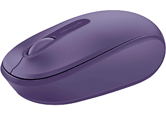 Ratón inalámbrico - Microsoft Wireless Mobile Mouse 1850, Lila, Nano transceptor Plug-and-go