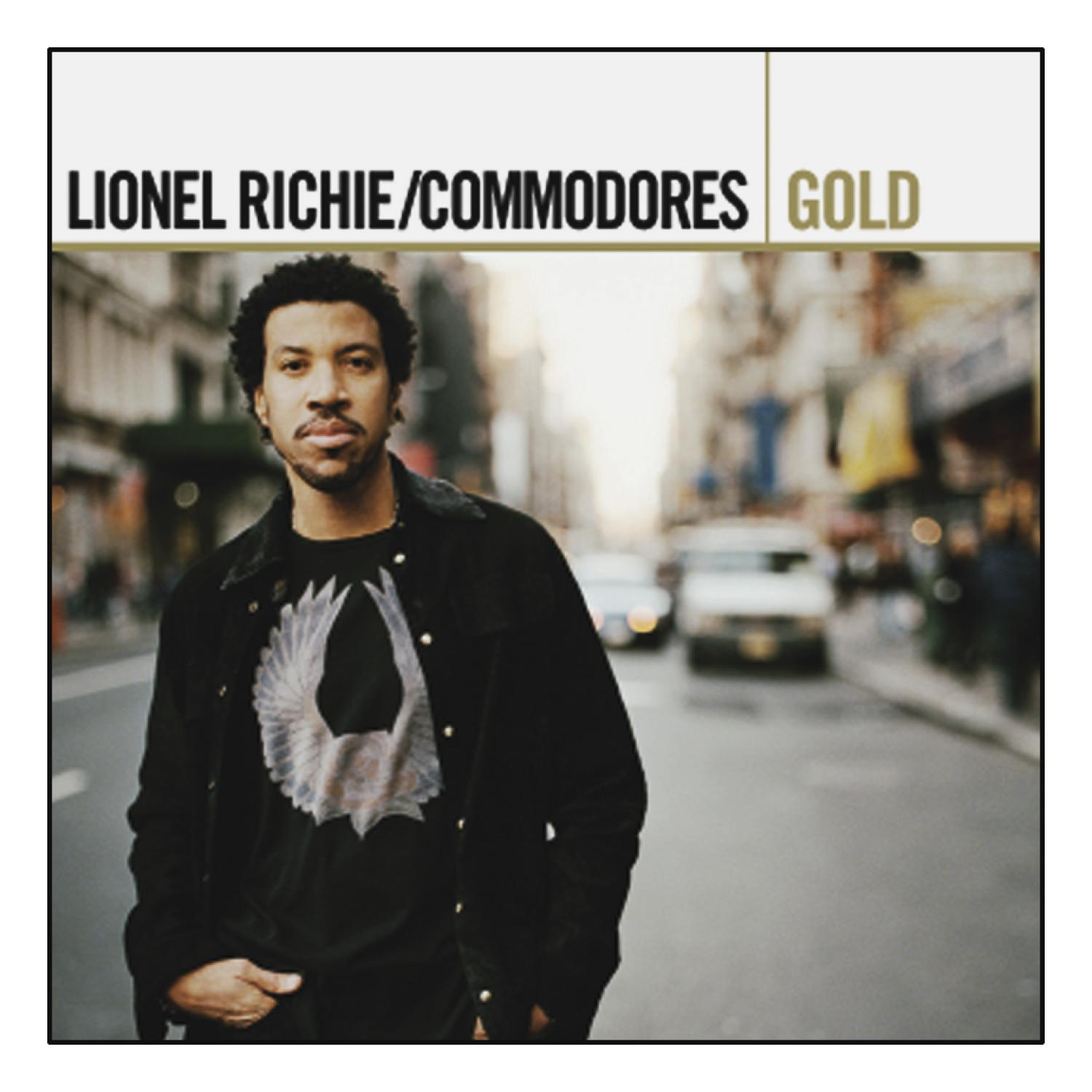 Albumcover: Lionel Richie, Titel "Lionel Richie/Commodores Gold".