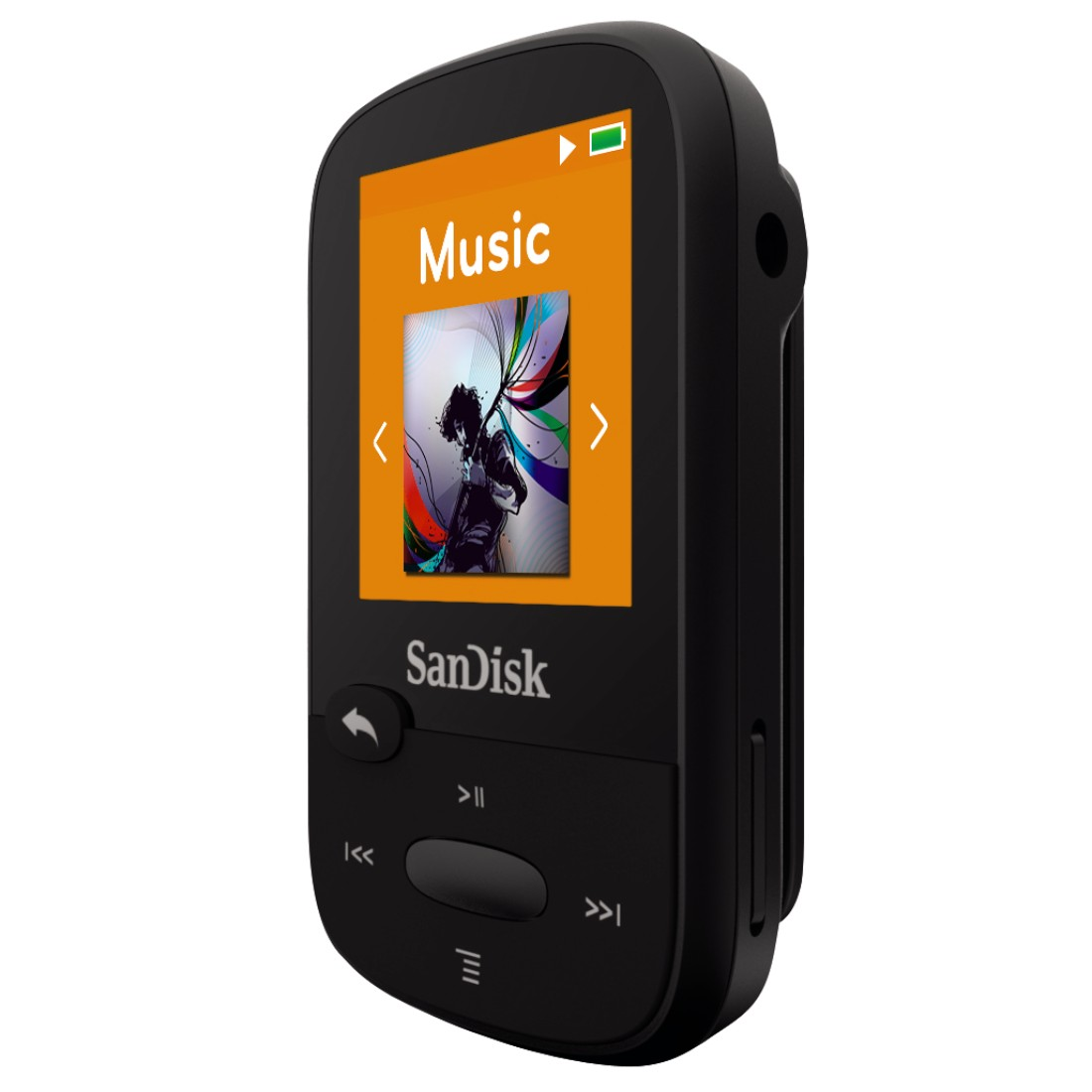 SANDISK SanDisk Clip Sport Mp3-Player (8 GB, Schwarz)