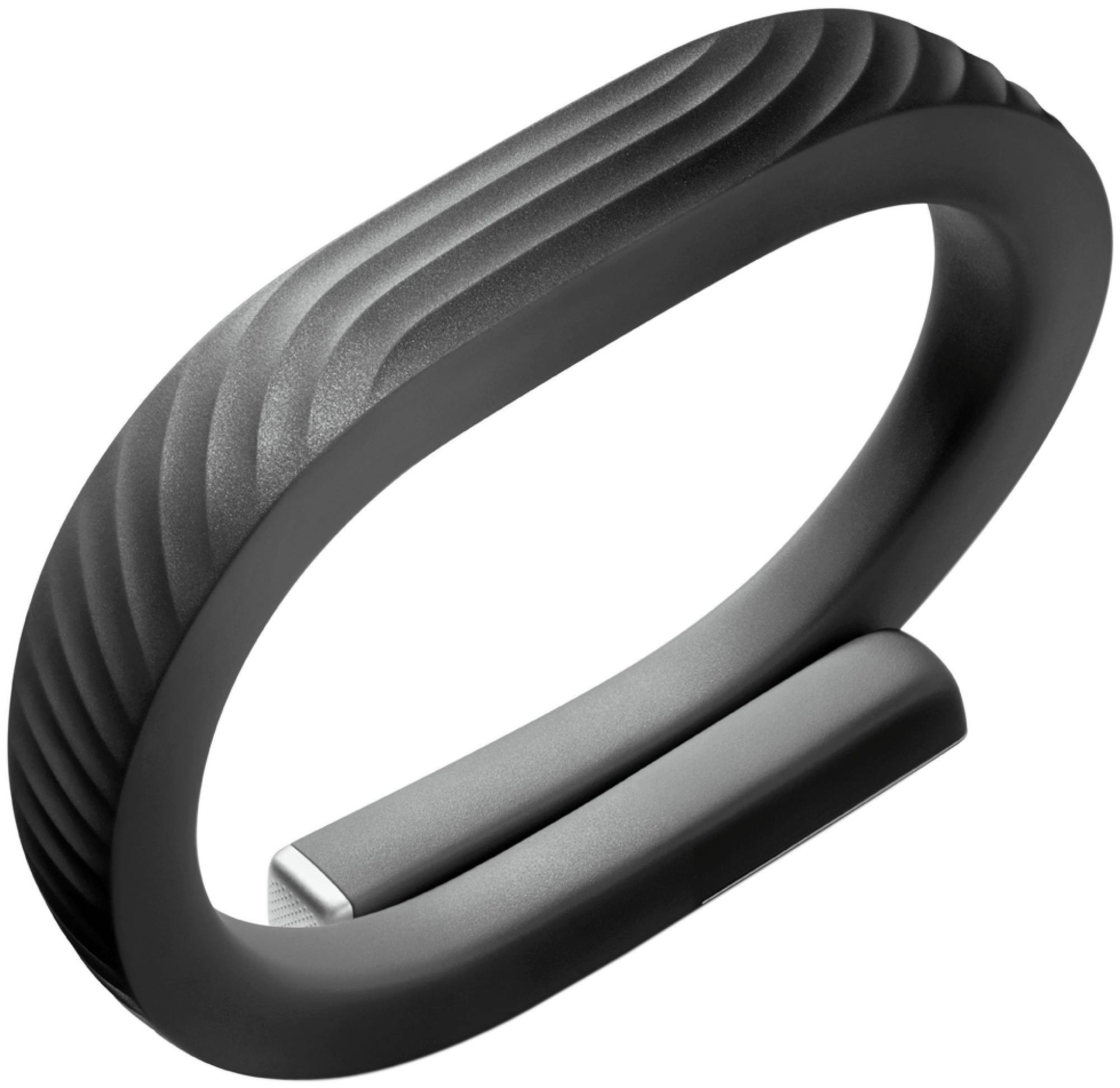Pulsera de actividad - Jawbone Up 24 Onyx, Bluetooth, mediana