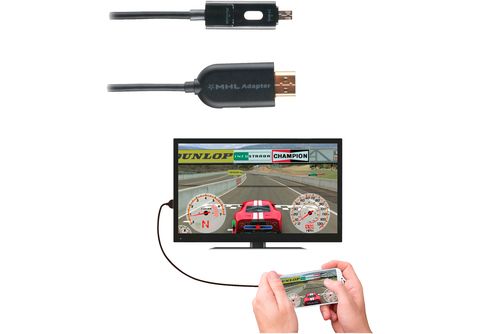 Cómo conectar un dispositivo MHL a un televisor con un cable MHL