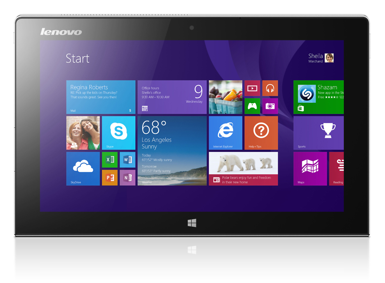 LENOVO Lenovo MIIX 2 11, 256 GB, 11,6 Zoll, Silber
