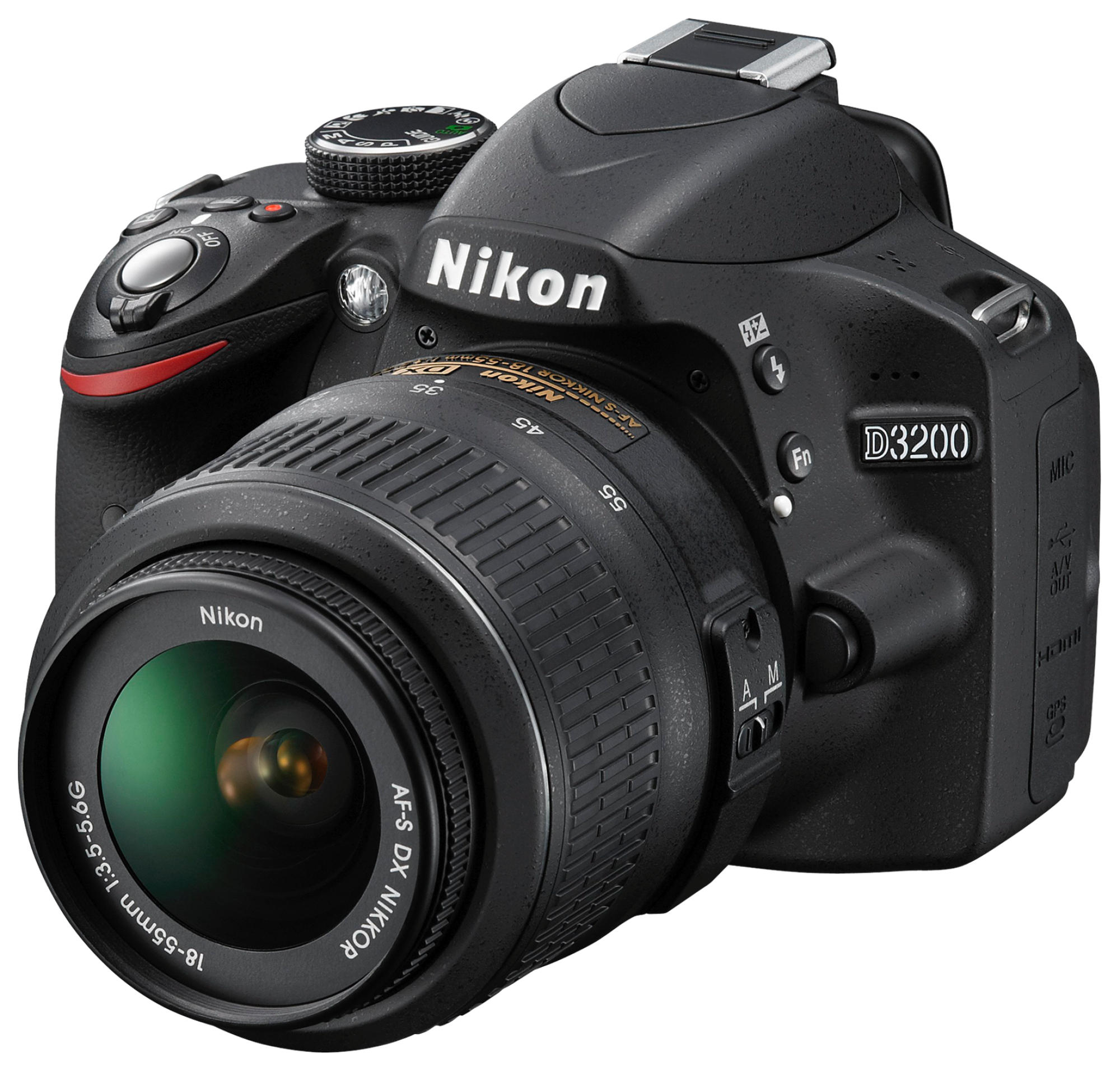 Cámara Réflex - Nikon D3200 + 18-55 + 55-200 VR + accesorios