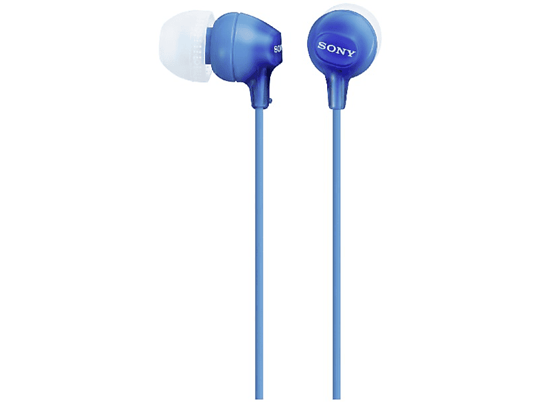 SONY MDR-EX15LP, In-ear Kopfhörer Blau