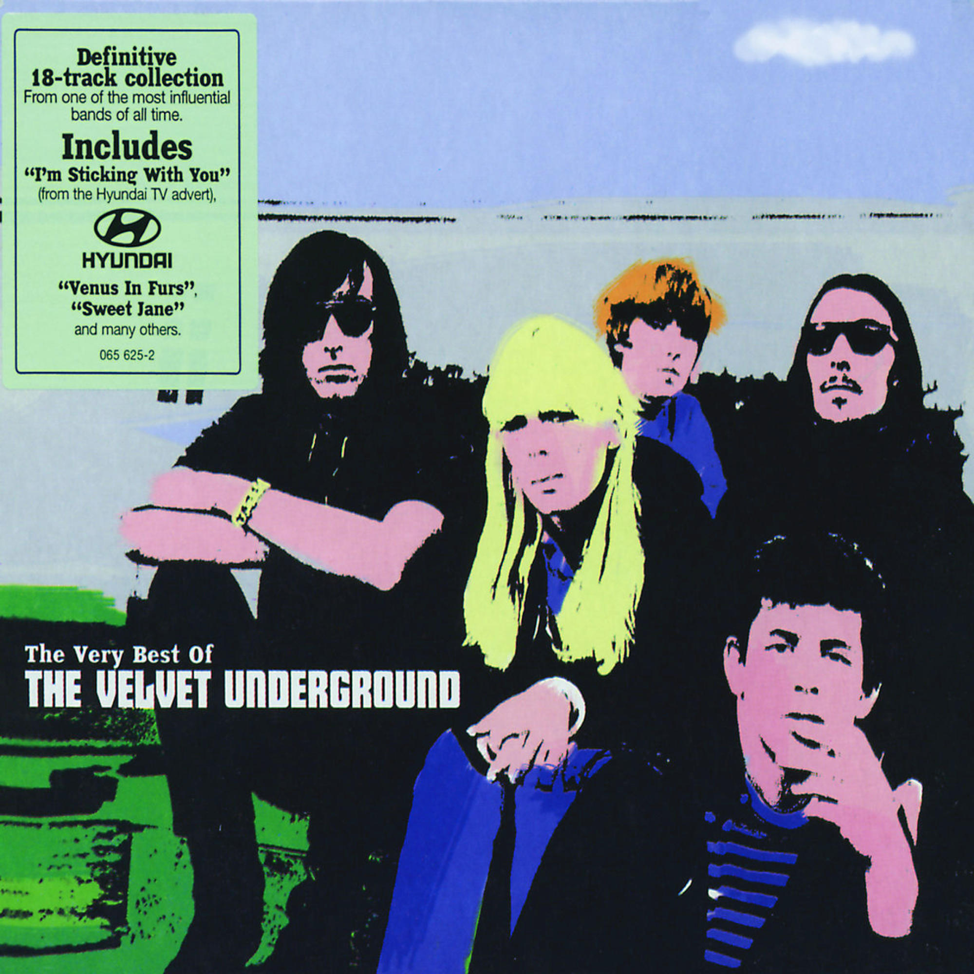 Albumcover: Eine Gruppe von fünf Personen, The Velvet Underground, Text.