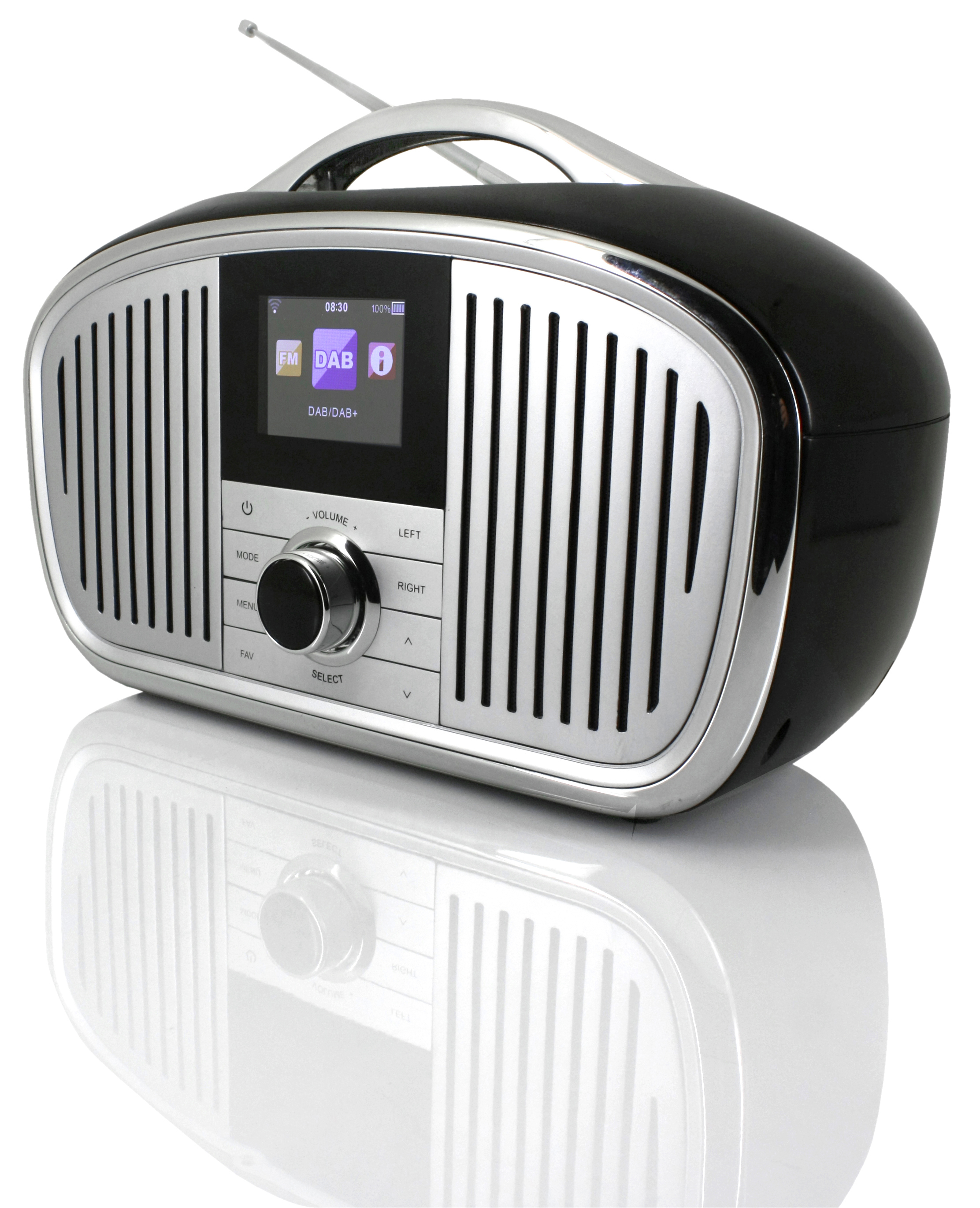 SOUNDMASTER IR4000DABSW Internetradio, FM Tuner, DAB+, DAB+, DAB, Schwarz