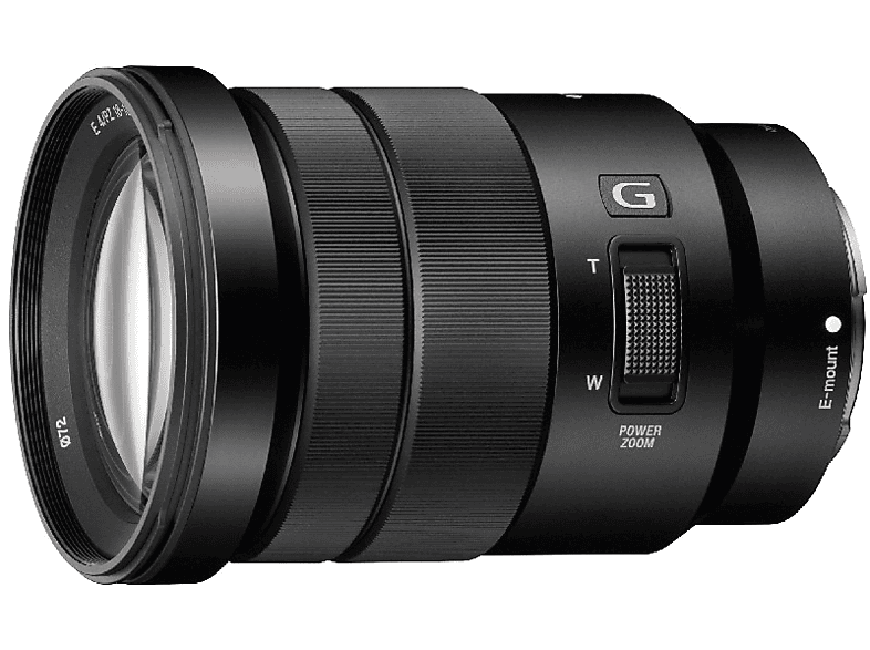 SONY E-Mount, - mm SELP18105G 18 Schwarz) Sony mm Circulare 105 für OSS, G-Lens, f/4.0 (Objektiv Blende