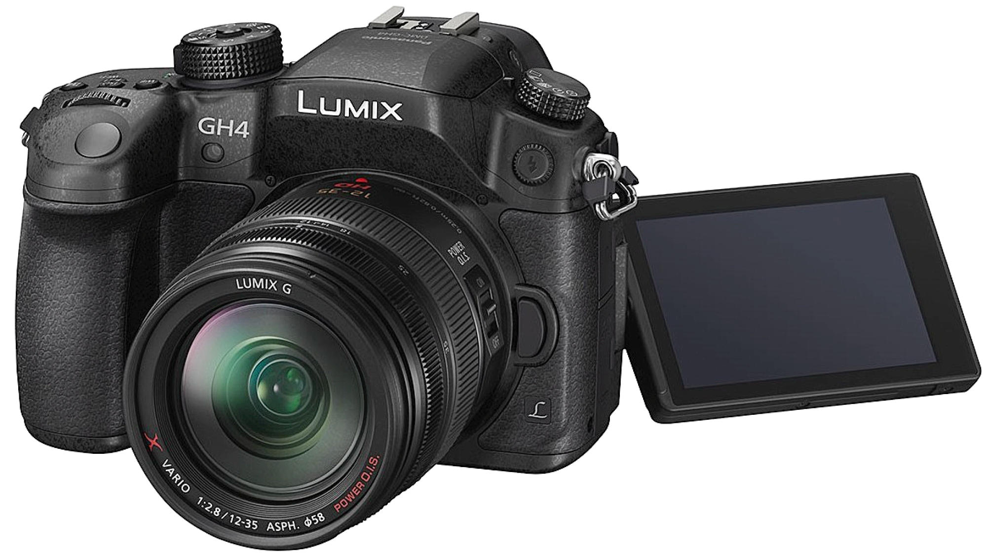 Cámara evil - Panasonic Lumix DMC-GH4, 16,05 Megapíxeles, Negra, Videos 4K