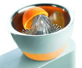 AT 312 B ZITRUSPRESSE WEISS/EDELSTAHL