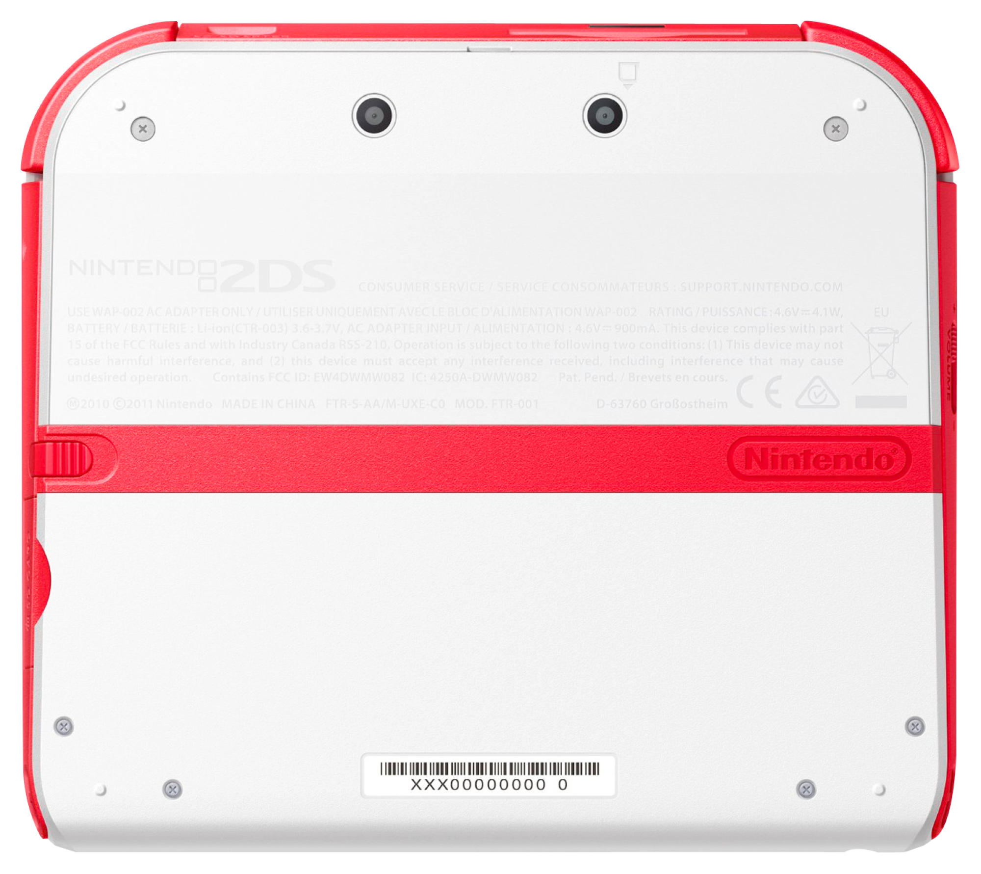 NINTENDO 2DS Rot/Weiß + Tomodachi Life