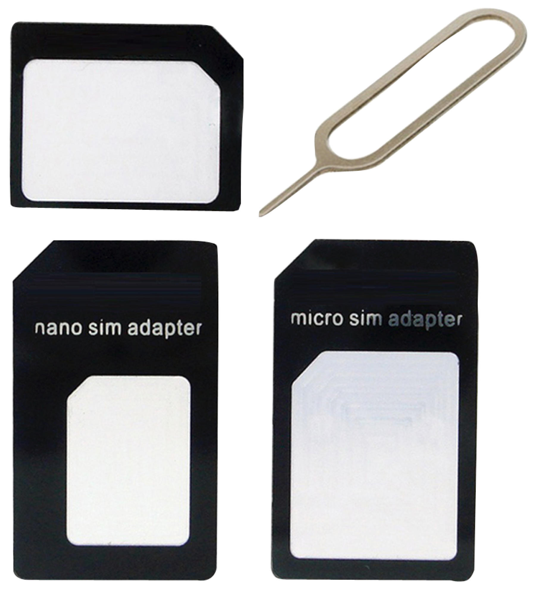 AGM 25131  SIM Karten Adapter Schwarz
