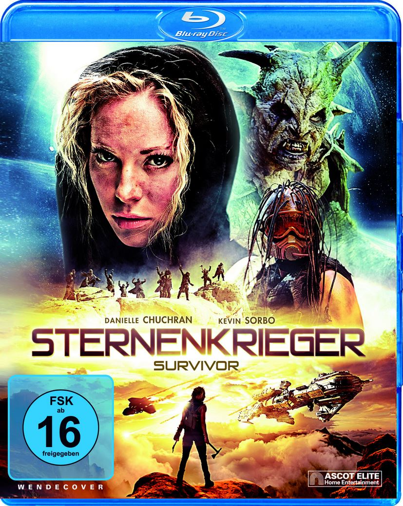 Blu-ray-Cover für 'Sternenkrieger' mit Actionfiguren und einer Weltraumszene.