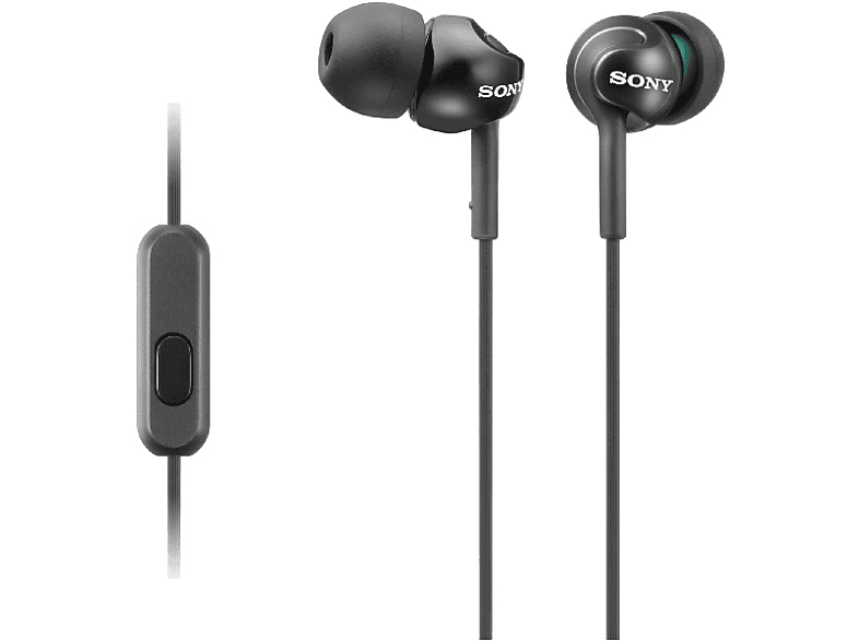SONY MDR-EX110AP, In-ear Kopfhörer Schwarz