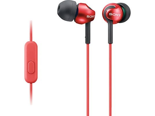 SONY MDR-EX110APR - Auricolare (In-ear, Rosso)