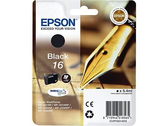 EPSON C13T16214012 - Cartouche d'encre (Noir)