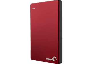SEAGATE BACKUP+ SLIM 1TB PORT. RED - Festplatte (HDD, 1 TB, Rot)