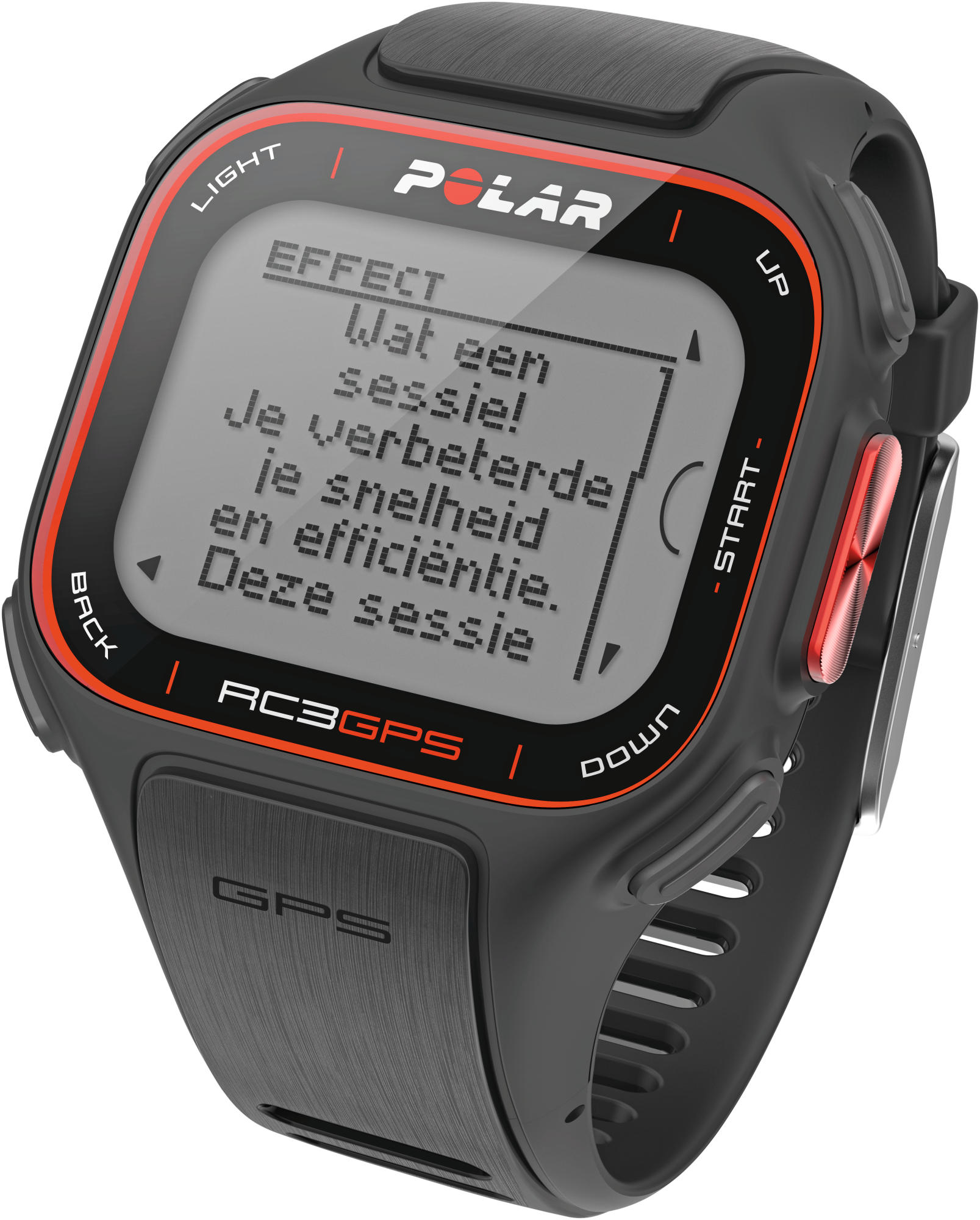 Reloj deportivo - Polar RC3 HR Negro, GPS integrado