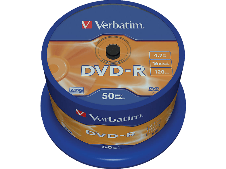 43548 4,7GB VERBATIM Scratch DVD-R Rohling 16X Surface