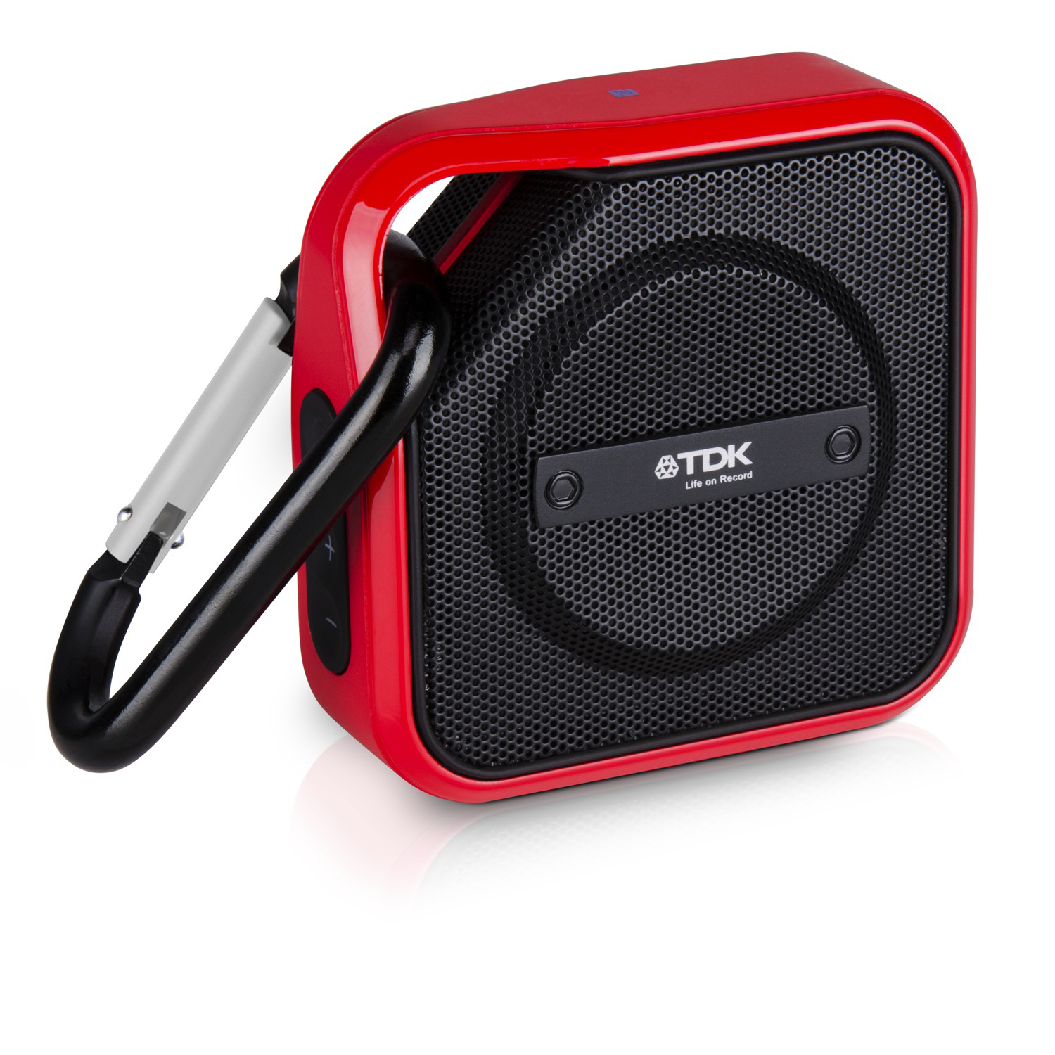 TDK Trek Mikro Bluetooth Lautsprecher, Rot, Wasserfest