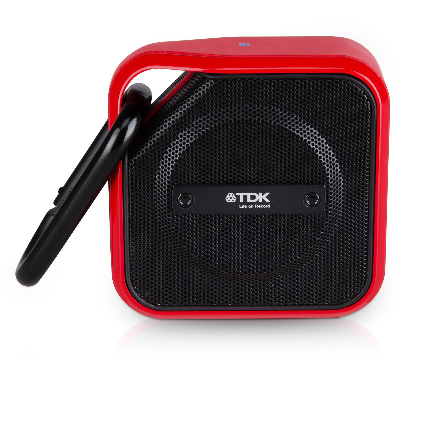 TDK Trek Mikro Bluetooth Lautsprecher, Rot, Wasserfest