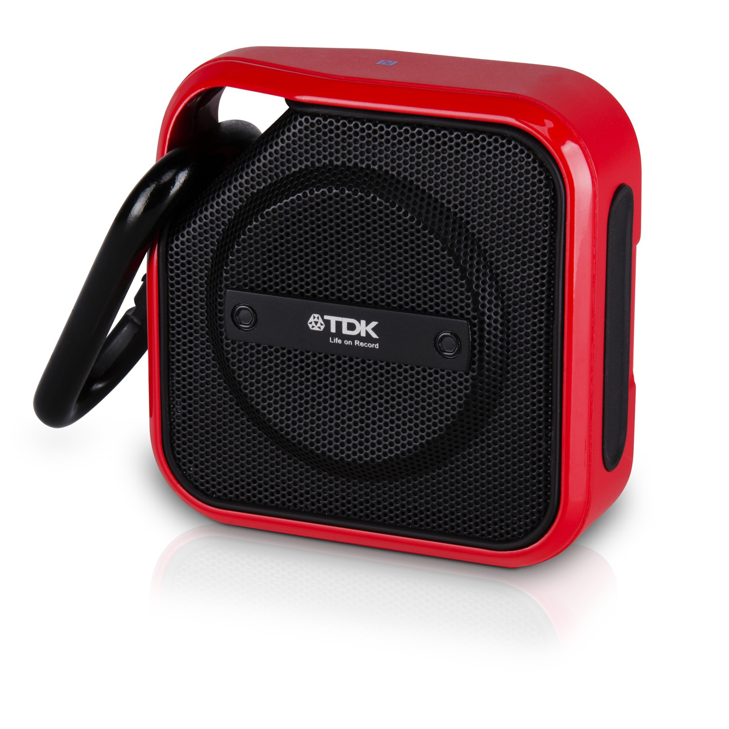 TDK Trek Mikro Bluetooth Lautsprecher, Rot, Wasserfest