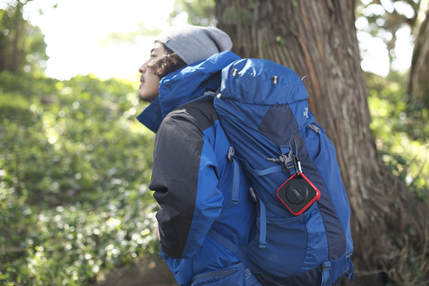 TDK Trek Mikro Bluetooth Lautsprecher, Rot, Wasserfest