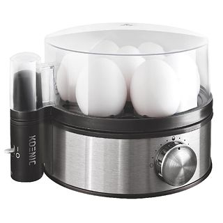 Cuece huevos - Koenic KEB 350 Potencia 400W, Capacidad 6 huevos, Regulador electrónico de potencia