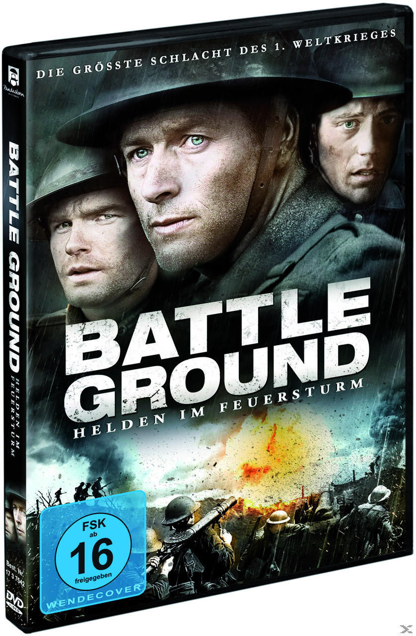 DVD-Cover eines Kriegsfilms mit Soldaten und einer Schlachtfeldszene.