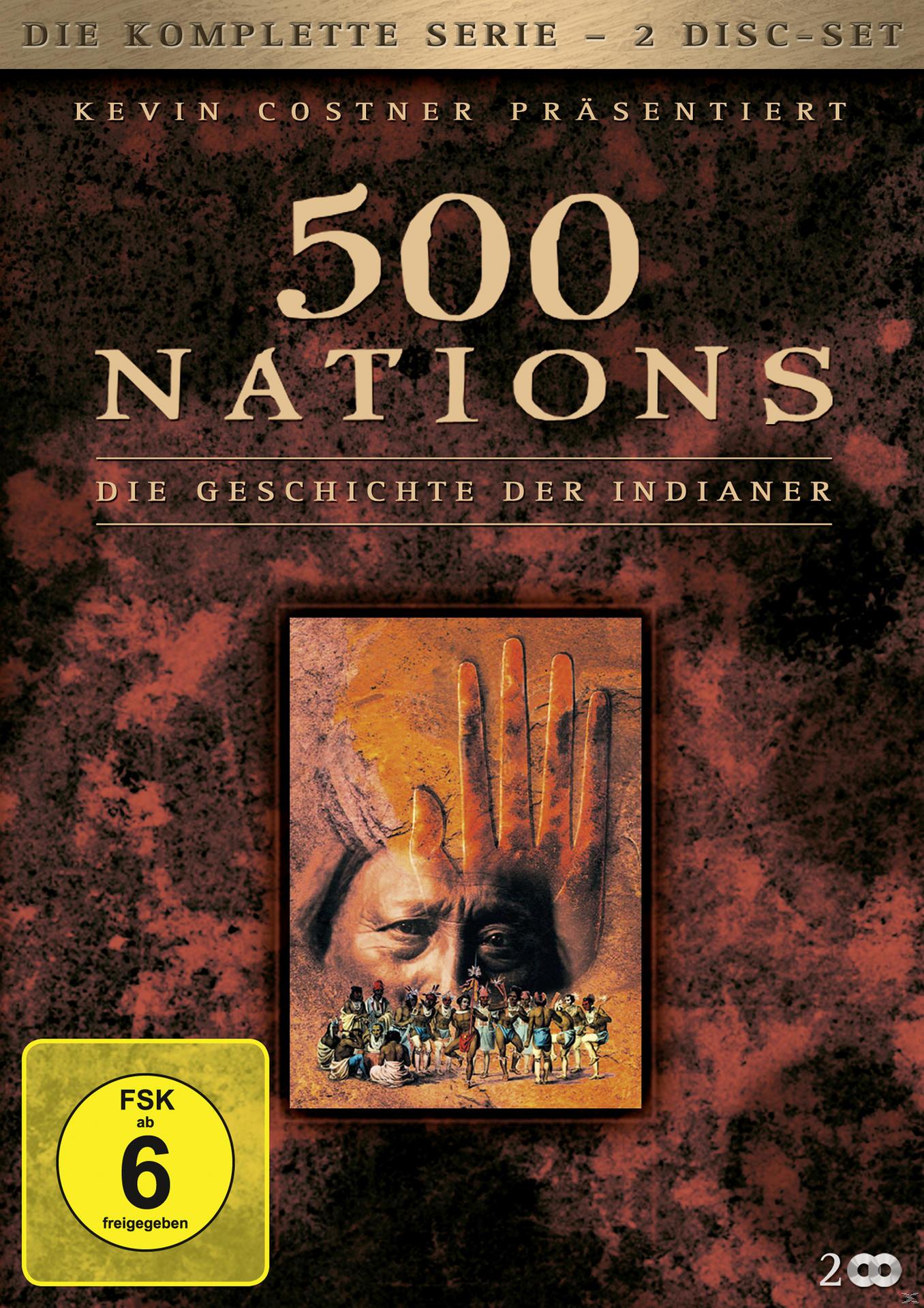 500 NATIONS - DIE INDIANER-KOMPL. GESCH. SERIE DVD D
