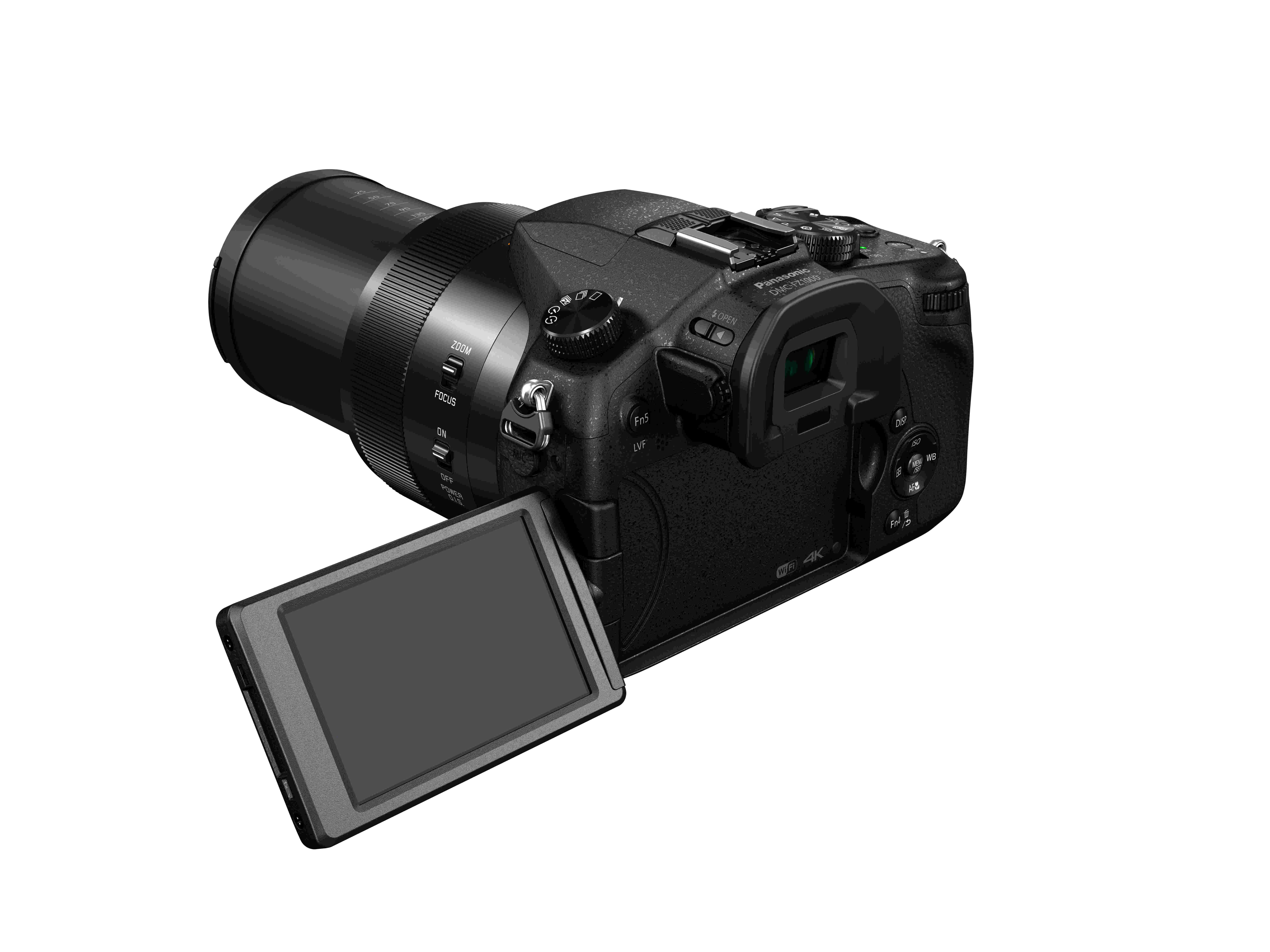 PANASONIC Lumix DMC-FZ1000 LEICA Bridgekamera Schwarz, 16x opt. Zoom, TFT-LCD, WLAN