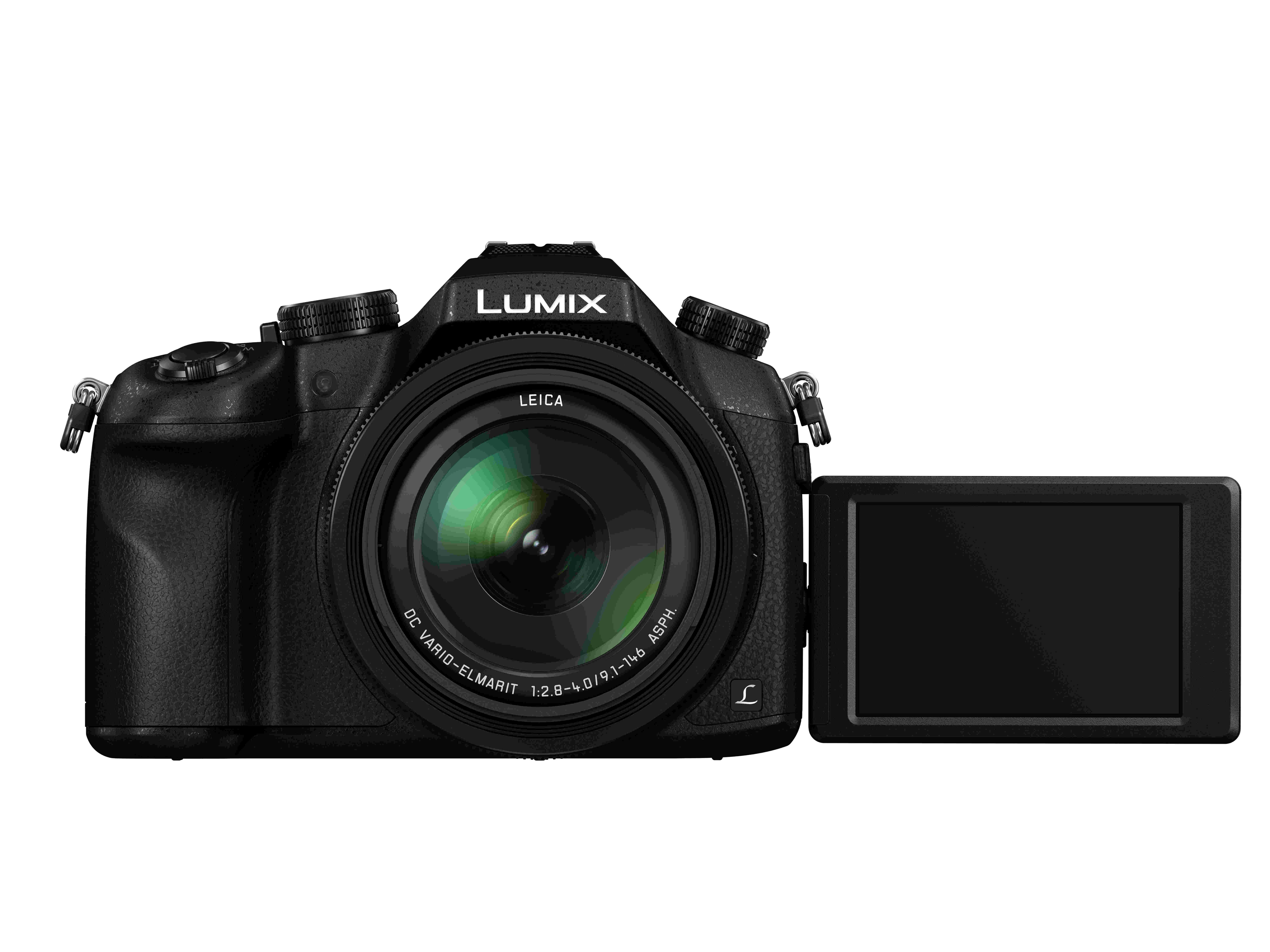 PANASONIC Lumix DMC-FZ1000 LEICA Bridgekamera Schwarz, 16x opt. Zoom, TFT-LCD, WLAN