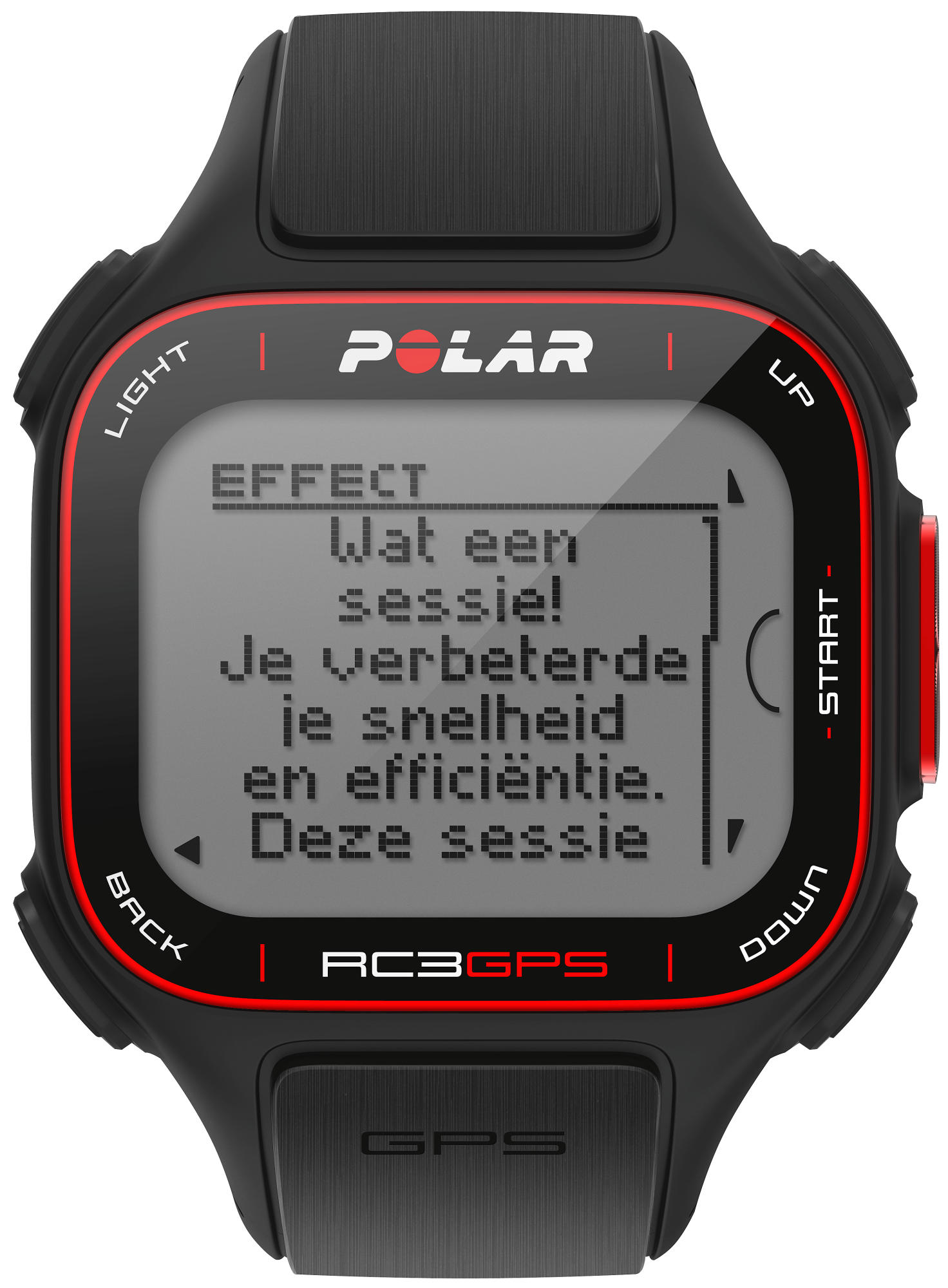 Reloj deportivo - Polar RC3 HR Negro, GPS integrado