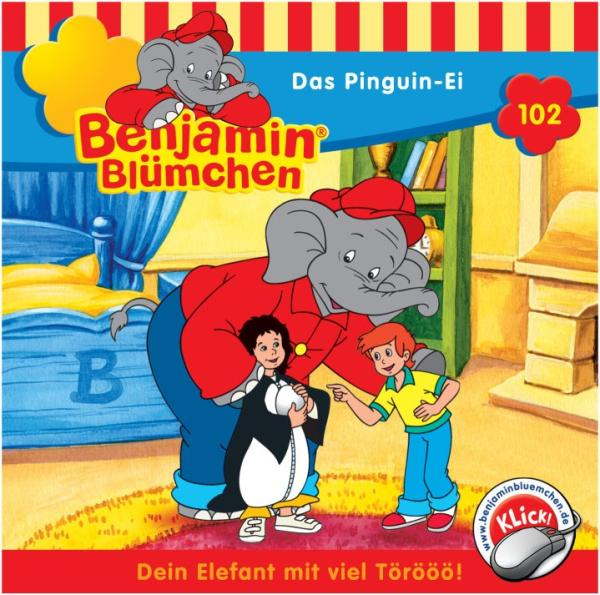 Benjamin Blümchen Buchcover: ein Elefant und zwei Kinder.
